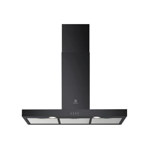 Electrolux LFT419K - Hotte - hotte décorative - largeur : 89.8 cm - profondeur : 45 cm - evacuation & recyclage - noir