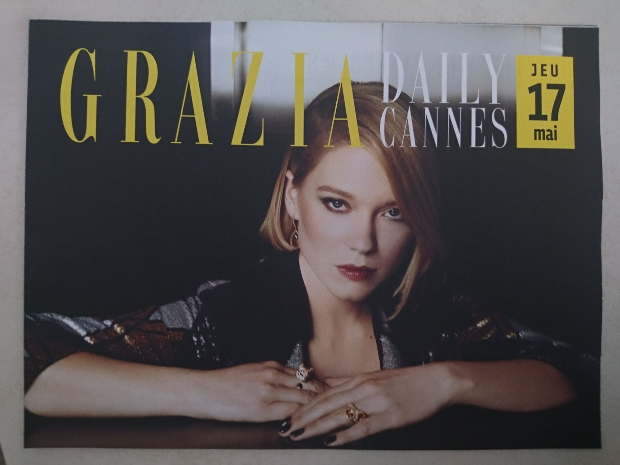 Grazia Daily Cannes Festival - Léa Seydoux - 17 Mai 2018