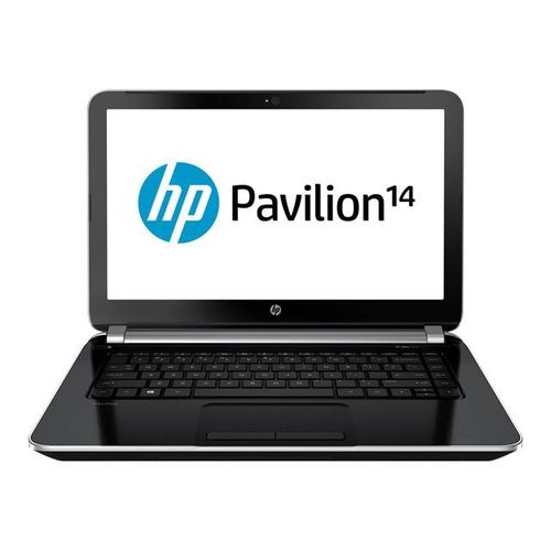HP Pavilion 14-n200sf - Core i3 4005U / 1.7 GHz - Win 8.1 64-bit - 4 Go RAM - 750 Go HDD - DVD SuperMulti - 14" HD BrightView 1366 x 768 (HD) - HD Graphics 4400 - noir charbon, dessin coup de...