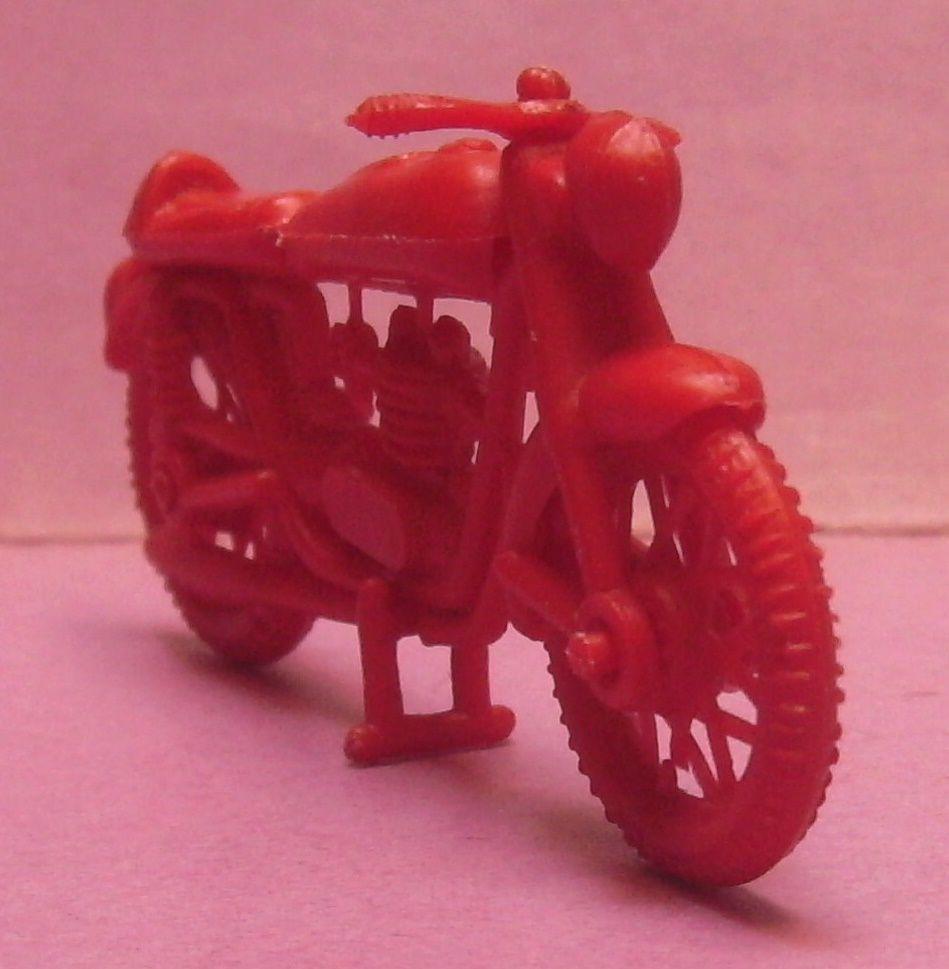 Miniature de moto rouge, miniature de collection rétro de rouge