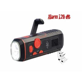 Radio FM DOR-320 avec dynamo et lampe de poche LED