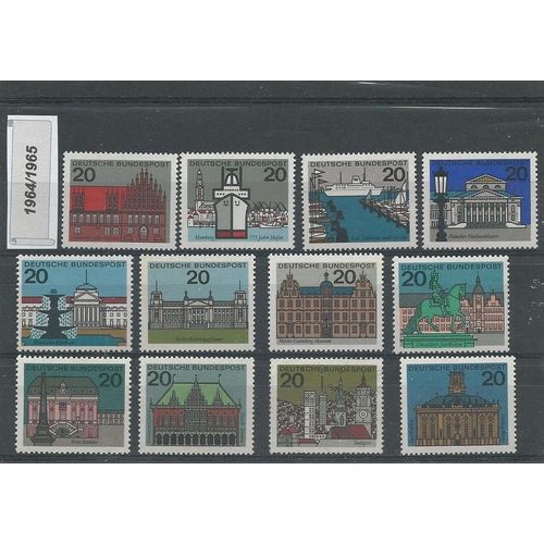 Allemagne - 1964/1965 - Les Capitales Des Laenders - Ref. 1.