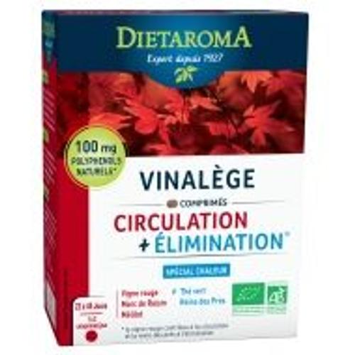 Vinalege Bio Circulation Elimination - 45 Comprimes Dietaroma 