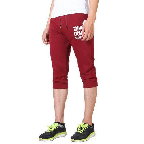 Pantacourt Homme De Sport En Maille ?Té Pantalon Court Running Taille Elastique Tissu Confortable