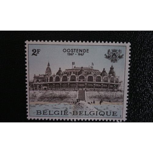 Timbre Belgique Yt 1418 Ostende 1967