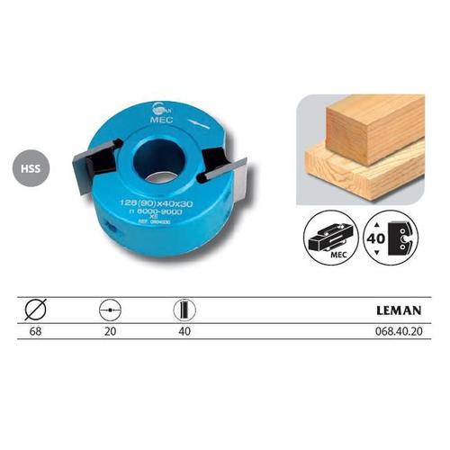 Leman - Porte-outils à profiler Diamètre 68 mm haut. 40 mm - 068.40.20