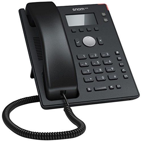 snom D120 - Téléphone VoIP - (conférence) à trois capacité d'appel - SIP - 2 lignes - noir