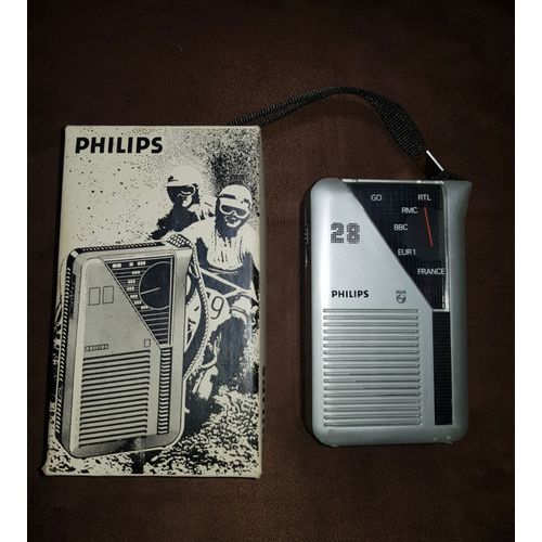 Radio de Poche / Voyage Philips 90AL028 années 80's