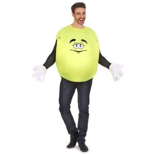 Déguisement Bonbon Jaune Adulte Taille Unique