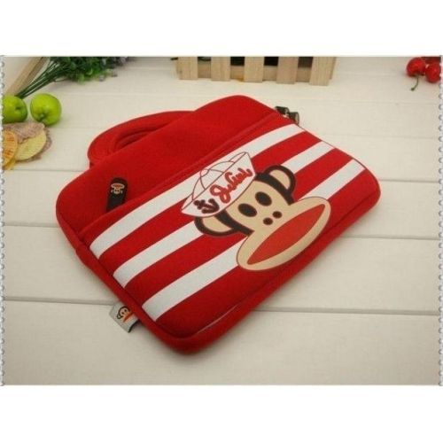 Paul Frank Housse Sacoche Poignee Neoprene Ipad Tablette 10", Couleur: Rouge Red 4