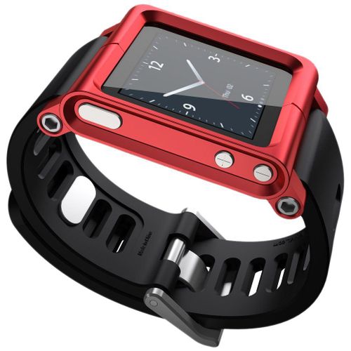 LunaTik Bracelet Montre Multi Touch pour iPod Nano 6, Couleur: Rouge