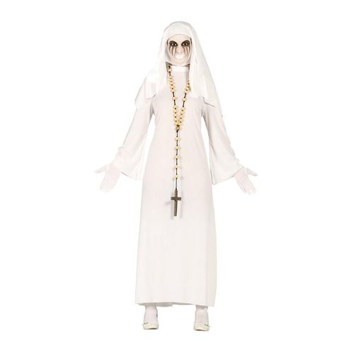 Déguisement Ghost Nonne Blanche Pour Femme Halloween (Taille M)