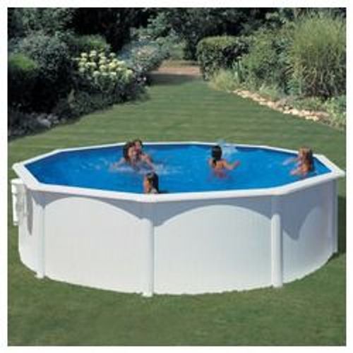 Kit piscine hors-sol bora bora acier blanc ronde Ø350 x h120 cm