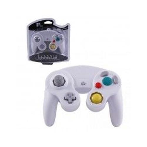 Ttxtech Manette Pad Joystick Filaire Pour Console De Jeux Nintendo Gamecube & Wii - Blanc