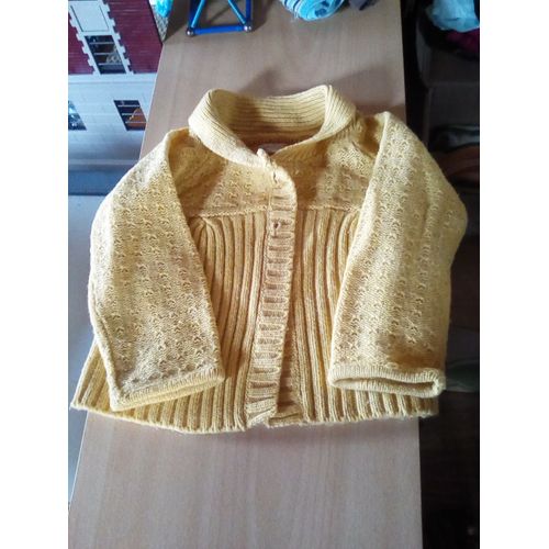 Gilet Fille 24 Mois Jaune