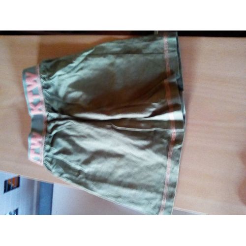 Short Garçon 24 Mois Vert Kaki