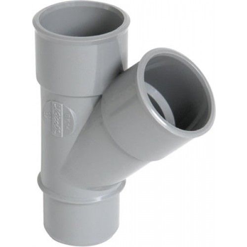 Culotte PVC à 45° réduit mâle / femelle Ø 100 Ø 40 - BT74 NICOLL