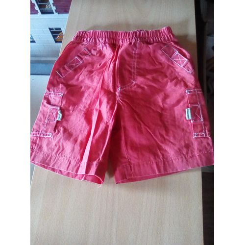 Short Garçon 12 Mois Rouge