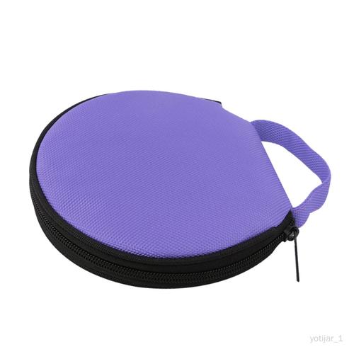 2 Mallette De Rangement Pour Cd/Dvd 20 Cd Support De Disque Dvd Violet