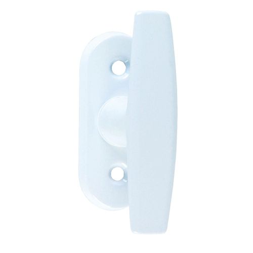 Bouton crémone aluminium DT 2000 - Carré 65 mm - Longueur 72 mm - Epoxy blanc