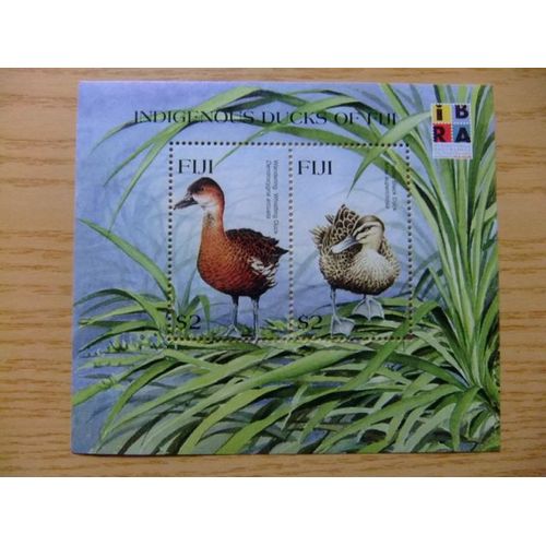 Fidji 1999 Fauna Canards Patos Ducks Yvert Bloc 32 ** Mnh