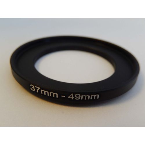 vhbw Bague d'adaptation de filtre Step-Up de 37 mm vers 49 mm pour objectif d'appareil photo - Adaptateur, métal, noir