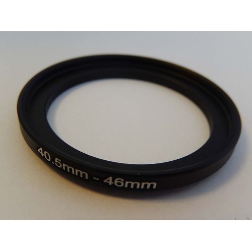 vhbw Bague d'adaptation de filtre Step-Up de 40,5 mm vers 46 mm pour objectif d'appareil photo - Adaptateur, métal, noir