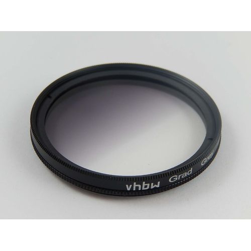 vhbw Filtre gradué de couleur universel compatible avec les objectifs de 40,5mm - Filtre dégradé gris