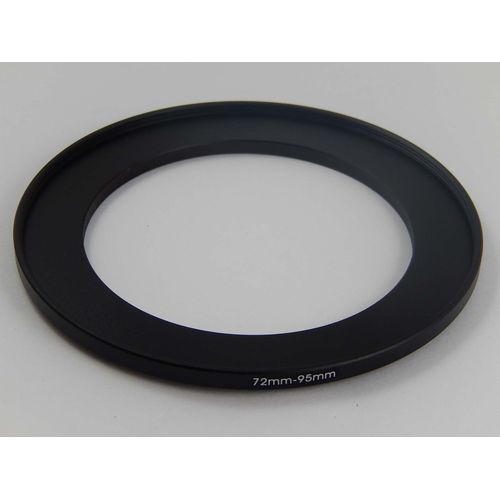 vhbw Bague d'adaptation de filtre Step-Up de 72 mm vers 95 mm pour objectif d'appareil photo - Adaptateur, métal, noir
