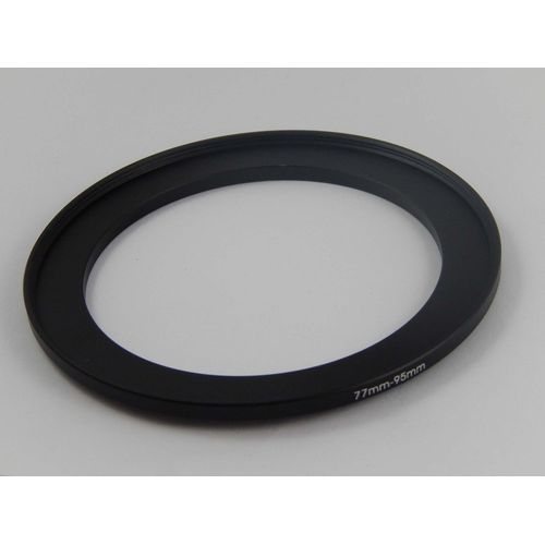 vhbw Bague d'adaptation de filtre Step-Up de 77 mm vers 95 mm pour objectif d'appareil photo - Adaptateur, métal, noir