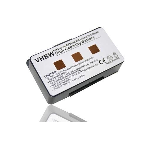 vhbw batterie Li-Ion 2200mAh (3.7V) pour GPS Navigation Garmin 3580100054300, EGM478 comme 010-10517-00, 010-10517-01, 01070800001, 011-00955-00.