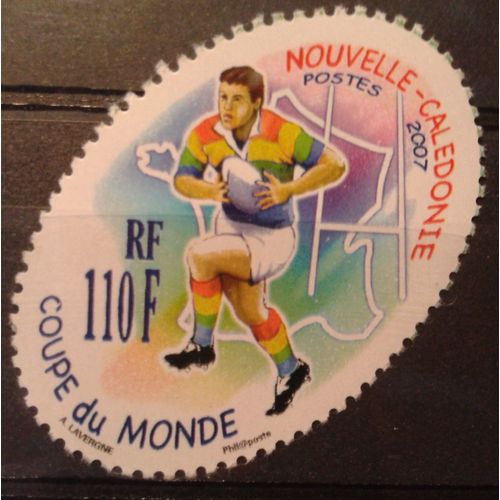 Timbre France Nouvelle-Calédonie 2007 Yvert Et Tellier N°1018 Coupe Du Monde Neuf**