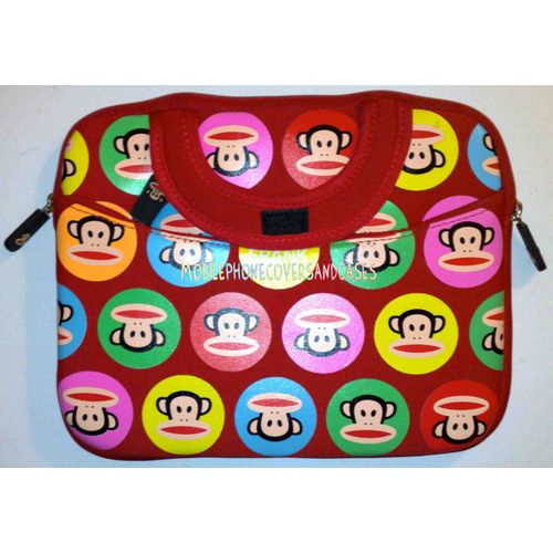 Paul Frank Housse Sacoche Poignee Neoprene Ipad Tablette 10", Couleur: Rouge Red 2