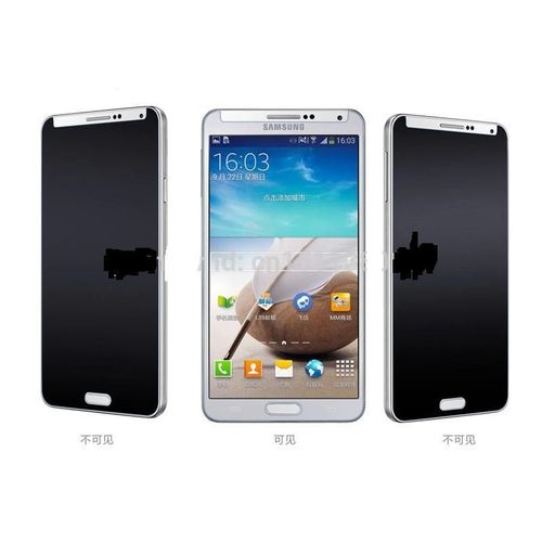 3 Film Protection Ecran Confidentialité Privé Samsung Privacy Screen Protector Screenguard, Modele: Samsung Galaxy Note 4 N910