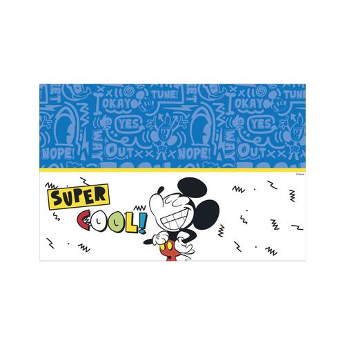 Nappe En Plastique Mickey Rétro 120 X 180 Cm Taille Unique