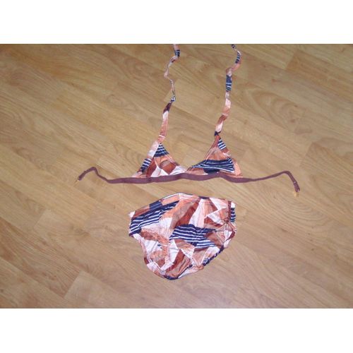 Maillot De Bain Darina 2 Pièces 8 Ans Tons Marrons Beige
