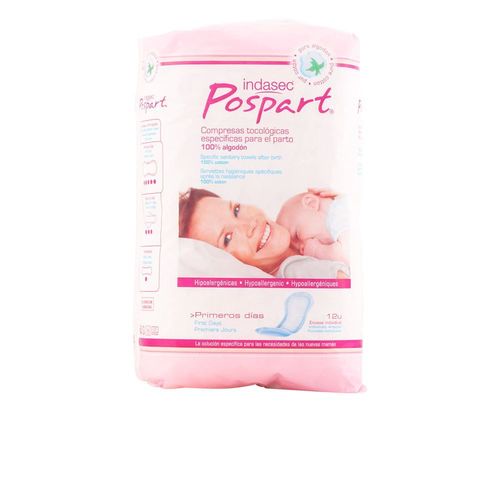 Pospart 100% Cotton Tocological Compresses 12 Units 