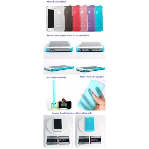 Coque Pour Iphone 5/5s/5se 0.5mm Ultra Fine, Couleur: Rose