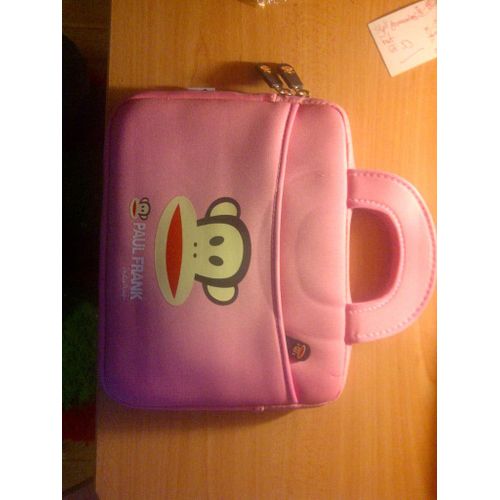 Paul Frank Housse Sacoche Poignee Neoprene Ipad Tablette 10", Couleur: Rose