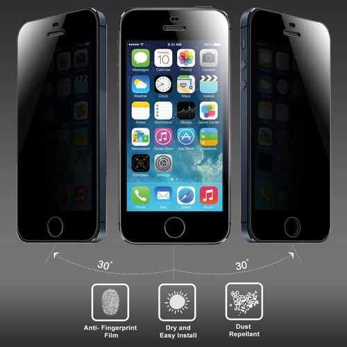 Protection Ecran Verre Trempe Privacy Pour Iphone Samsung, Smartphone: Apple Iphone 5/5s/5c