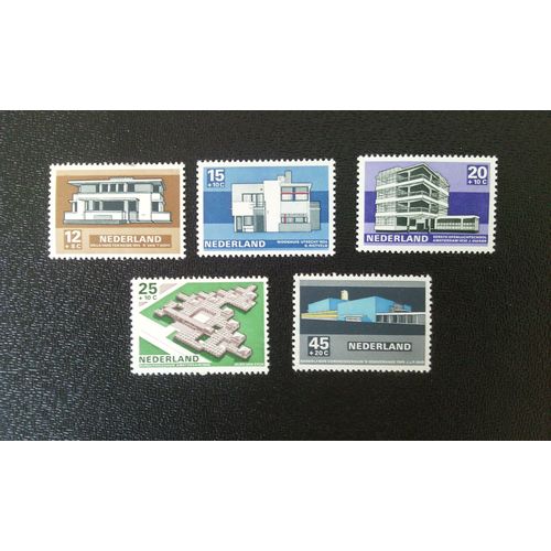 Timbre Pays-Bas ( Hollande ) Yt 888 A 892 Séries: Timbres D'été 1969