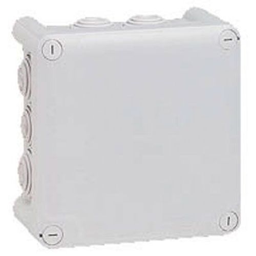 Boîte de dérivation carrée - 130x130x74 mm - Gris