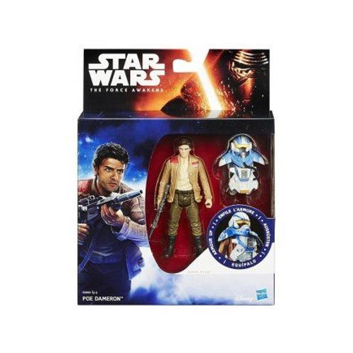 Star Wars Le Reveil De La Force - Poe Dameron Avec Armure - Figurine 9 Cm