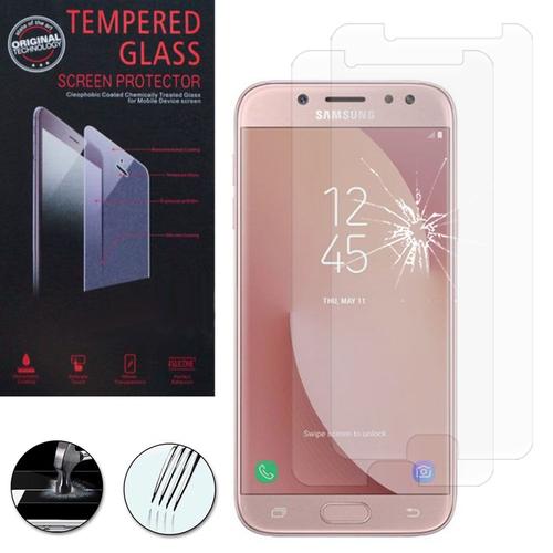 Lot / Pack De 2 Films Verre Trempé Pour Samsung Galaxy C7 (2017) 5.5" Protection D'écran