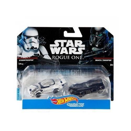 Pack De 2 Voitures Star Wars Stormtrooper Et Death Trooper Vehicule Hot Wheels Rogue One Mattel Rakuten