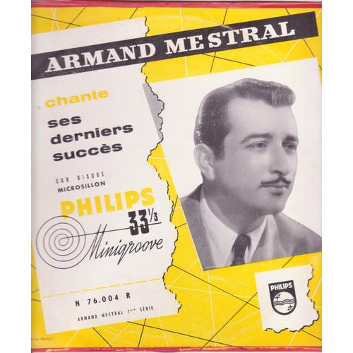 25 Cm Vinyl Armand Mestral Chante Ses Derniers Succès 1ère Série