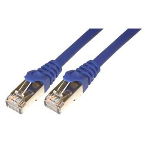 MCL Samar - Cordon de raccordement - RJ-45 (M) pour RJ-45 (M) - 2 m - SFTP - CAT 6 - moulé, sans crochet, bloqué - bleu