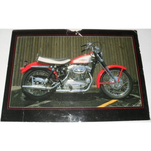 Cartes Postales Motos Anciennes 1965 Harley Davidson Sportster
