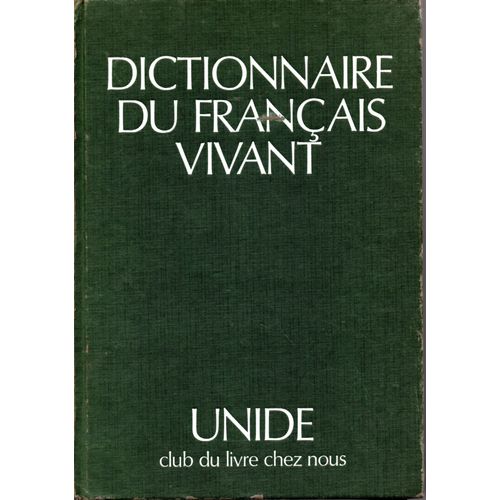 Dictionnaire Du Francais Vivant