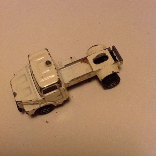 Majorette Camion Scania Blanc 1/100